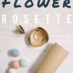 How to make DIY paper flowers out of toilet paper rolls.