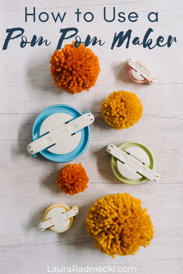 How to Use a Pom Pom Maker to Make Pom Poms DIY Craft Tutorial