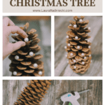 How to Make a Giant Pearl Pinecone Christmas Tree